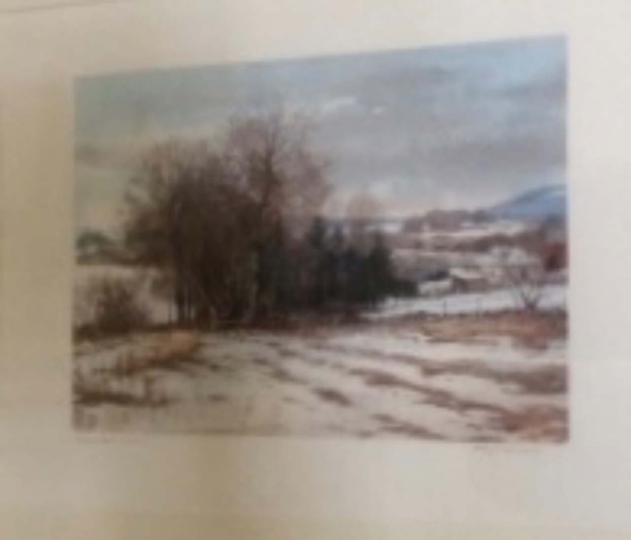 Picture of December Snows by D G Robertson