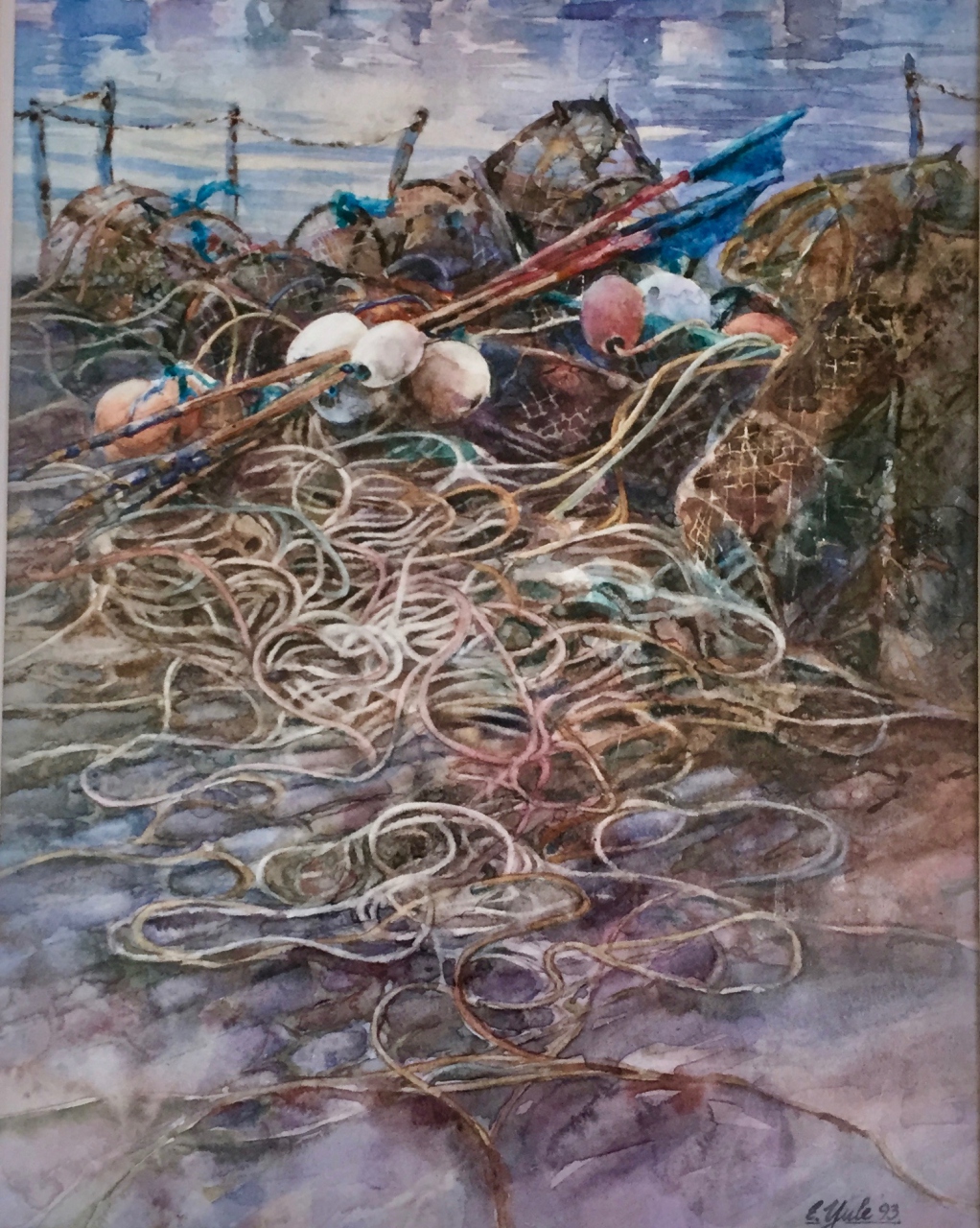 Picture of Lobster Pots by Elizabeth Yule