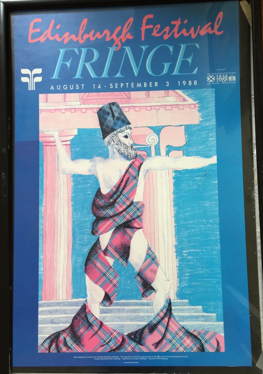 Picture of Edinburgh Fringe Poster 1988 by Artist Unknown