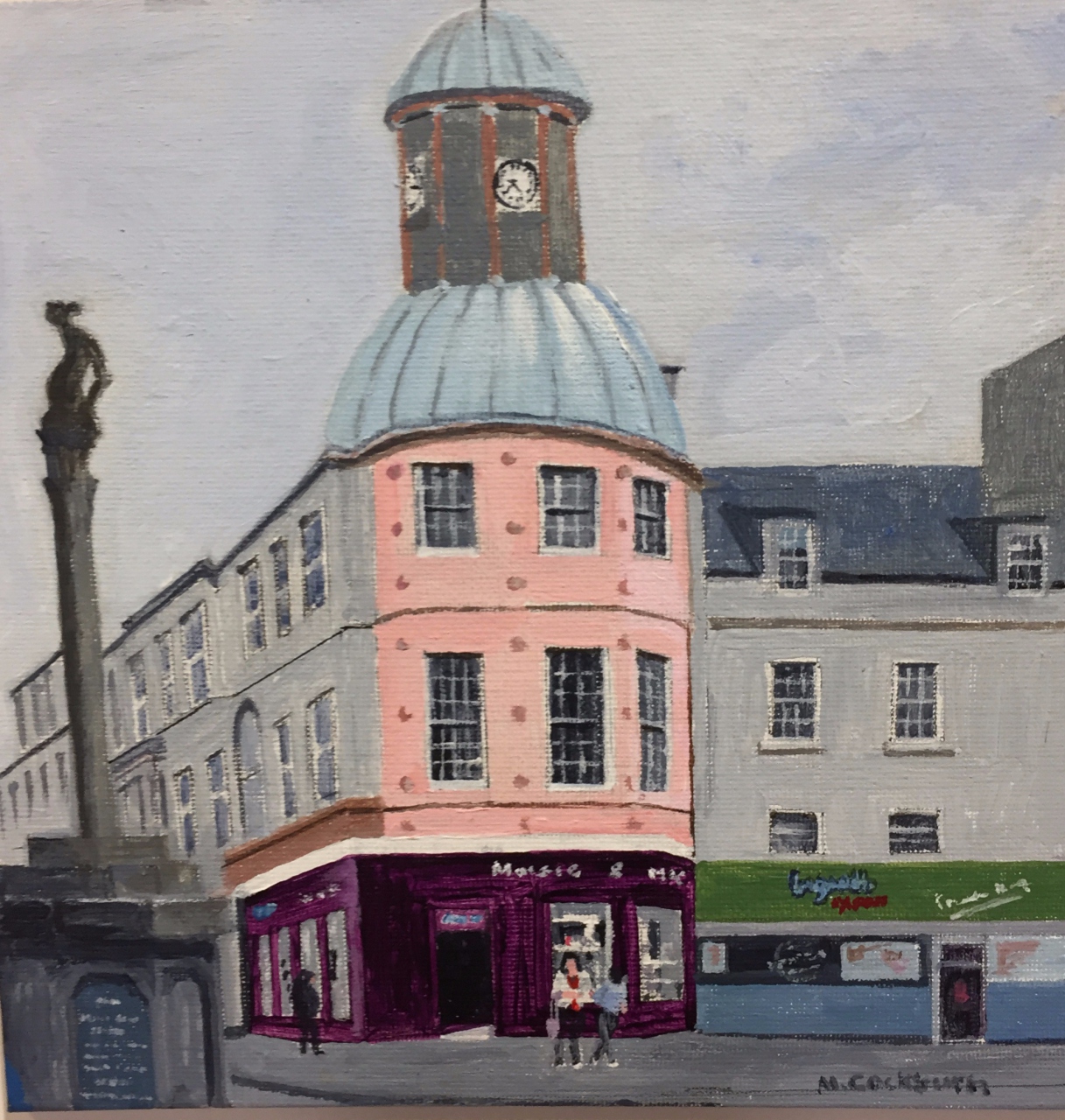 Picture of Cupar in a Brush Stroke 24 by Margaret Cockburn