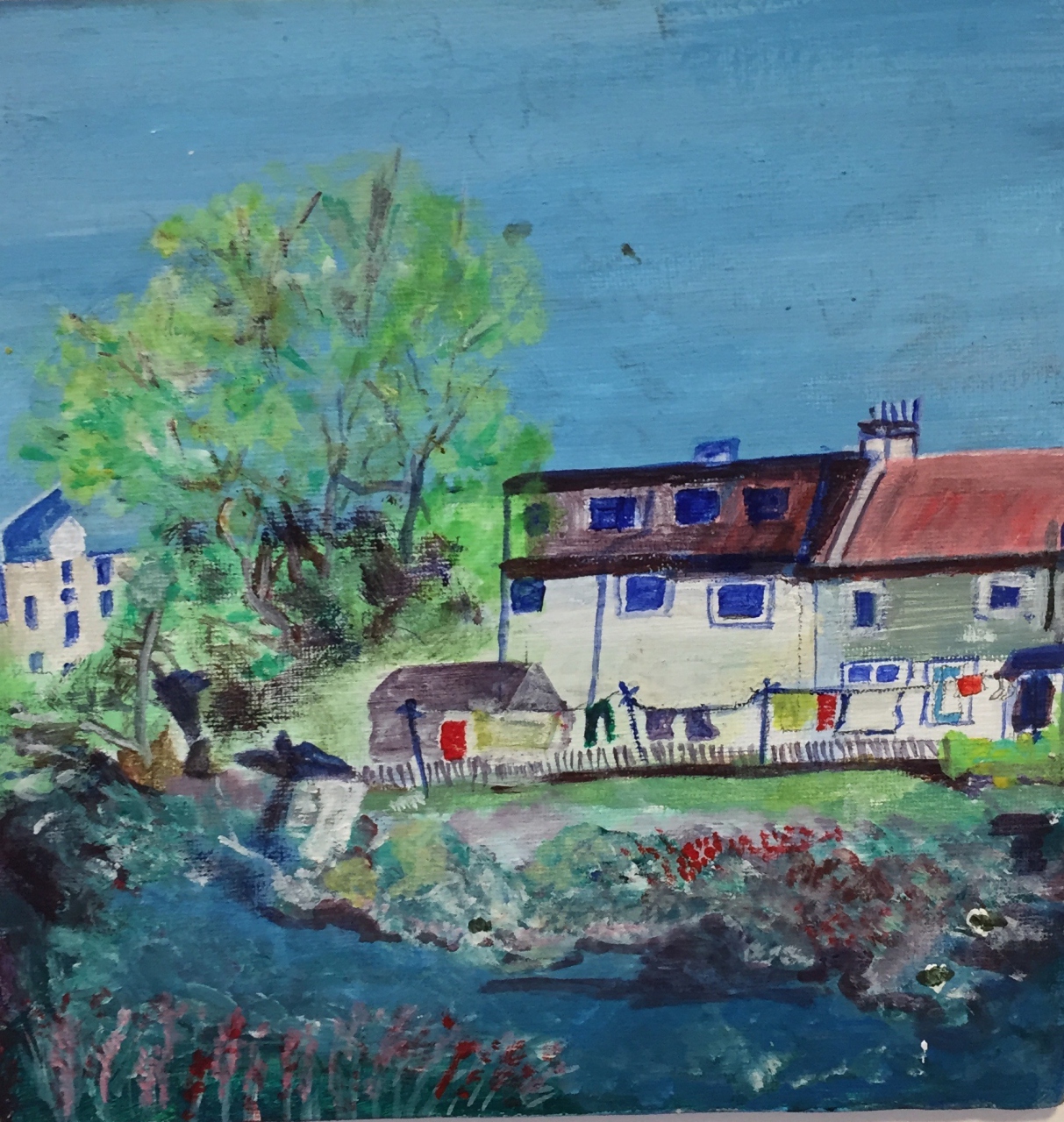 Picture of Cupar in a Brush Stroke 7 by Allan Dow