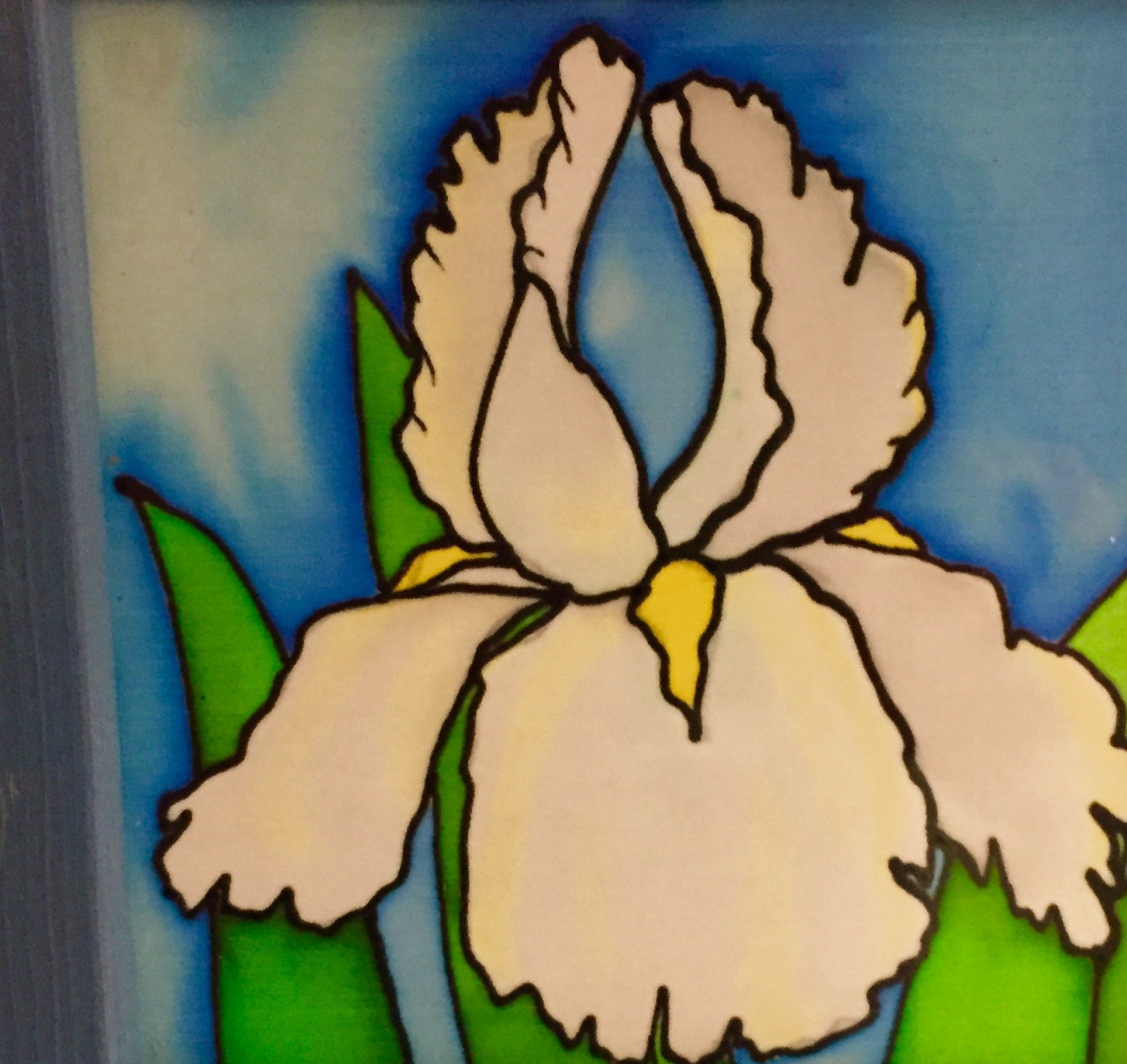 Picture of Spring flower (Iris 2) by Sheila Dall