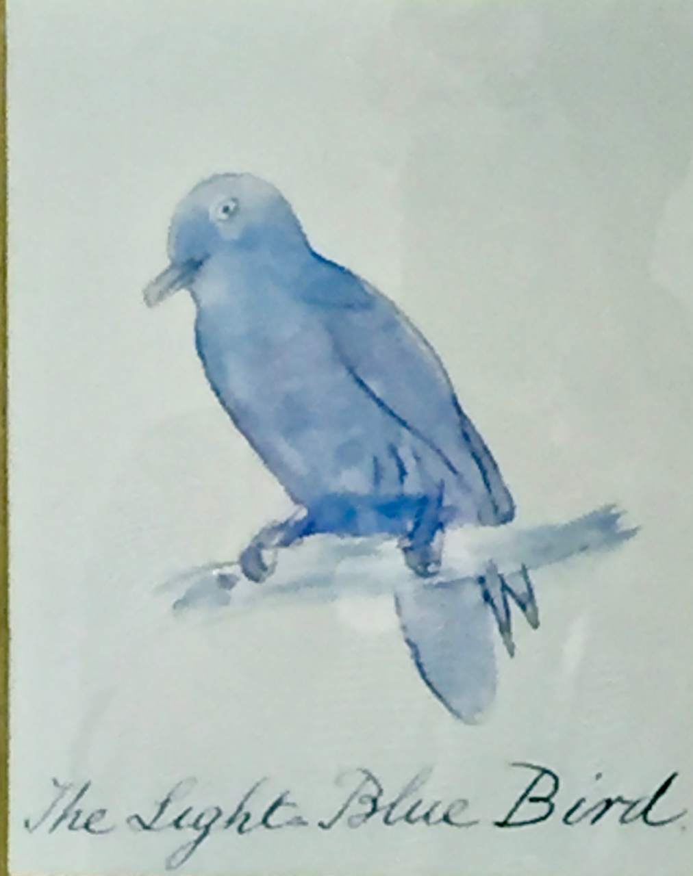 Picture of The Light Blue Bird by Edward Lear