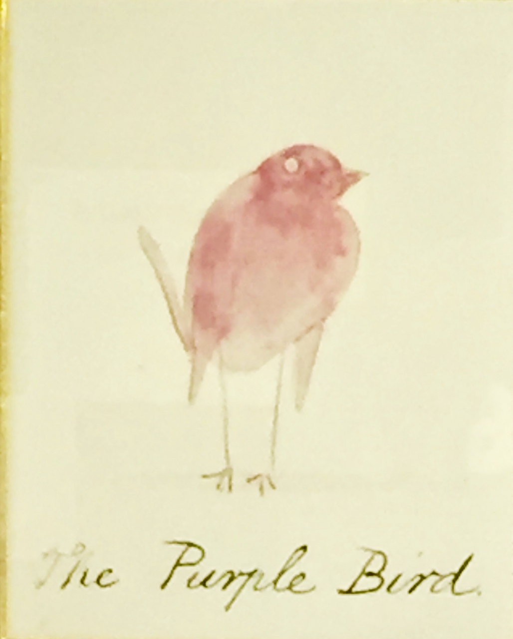 Picture of The Dark Purple Bird by Edward Lear