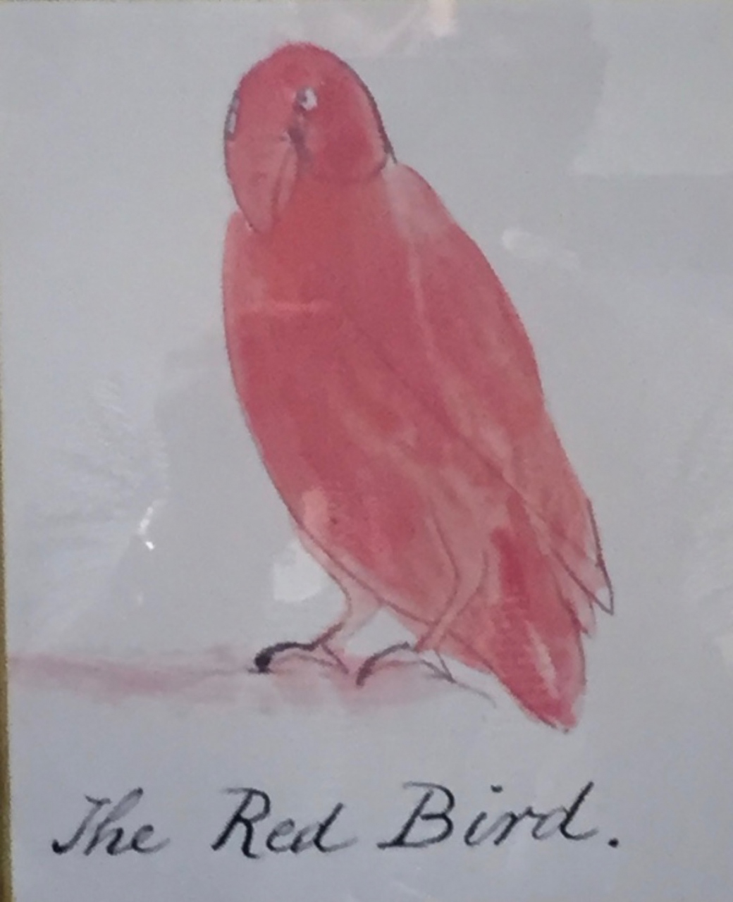 Picture of The Red Bird by Edward Lear