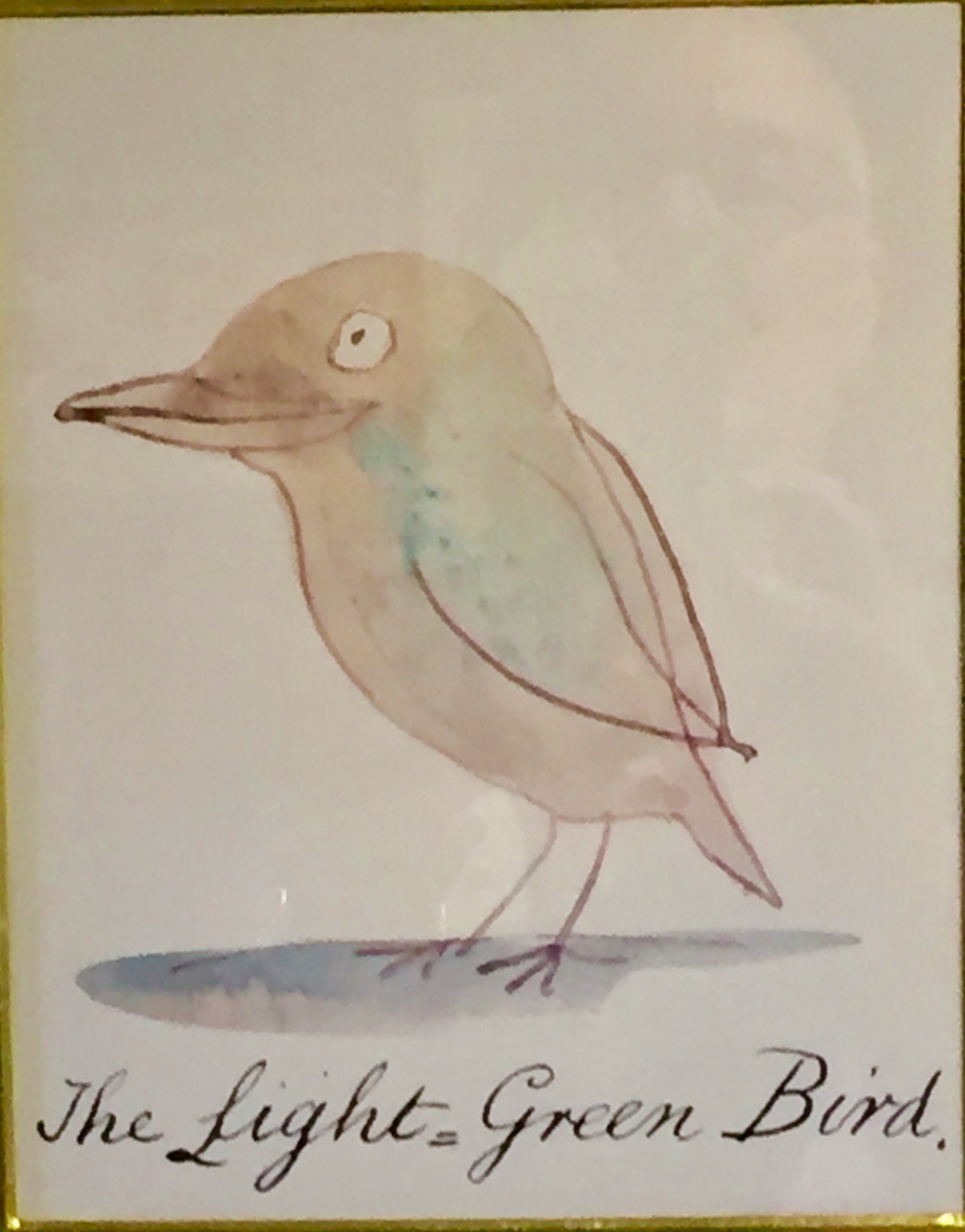 Picture of The Light Green Bird by Edward Lear