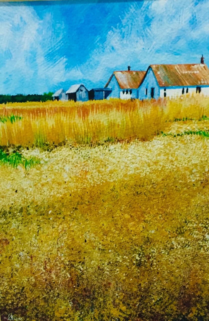 Picture of Shingle Street Suffolk by Alison Cage