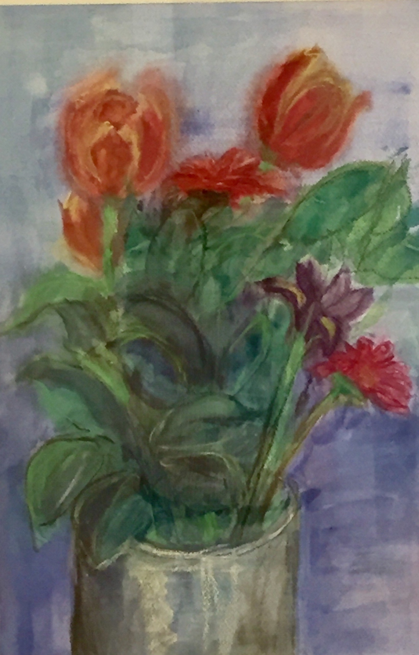 Picture of Flowers in Vase by Kosana Marton