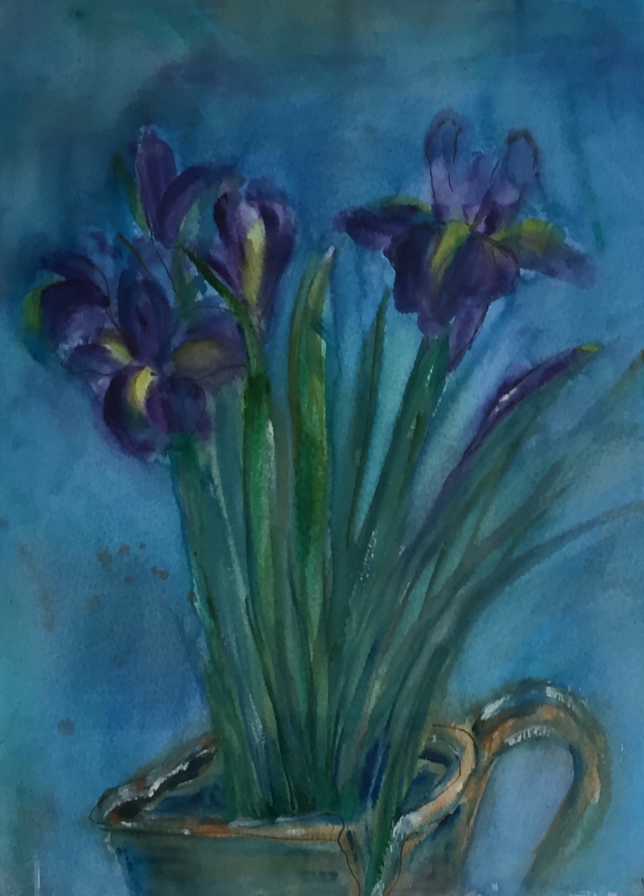 Picture of Irises by Kosana Marton