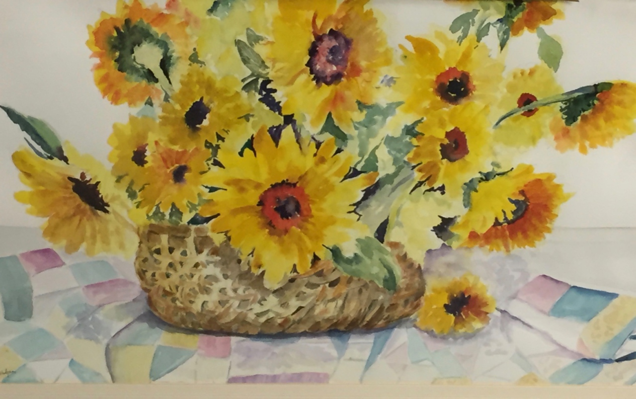 Picture of Sunflowers by Shirley Hodgson