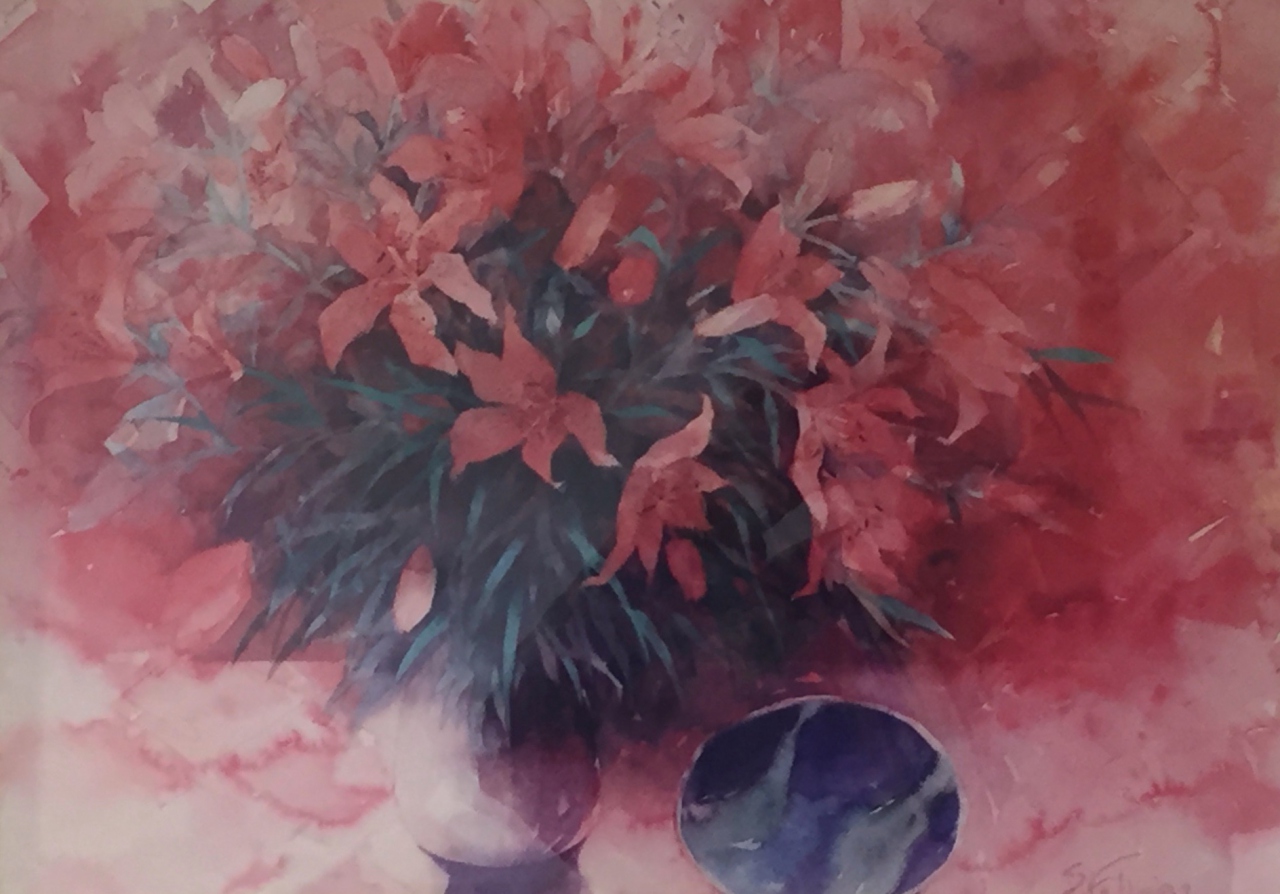 Picture of Red Flowers by S Falks