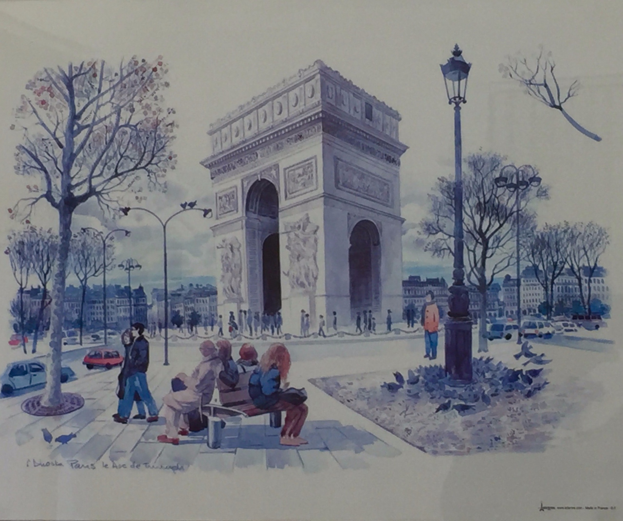 Picture of Paris, Arc de Triomphe by F dHoska