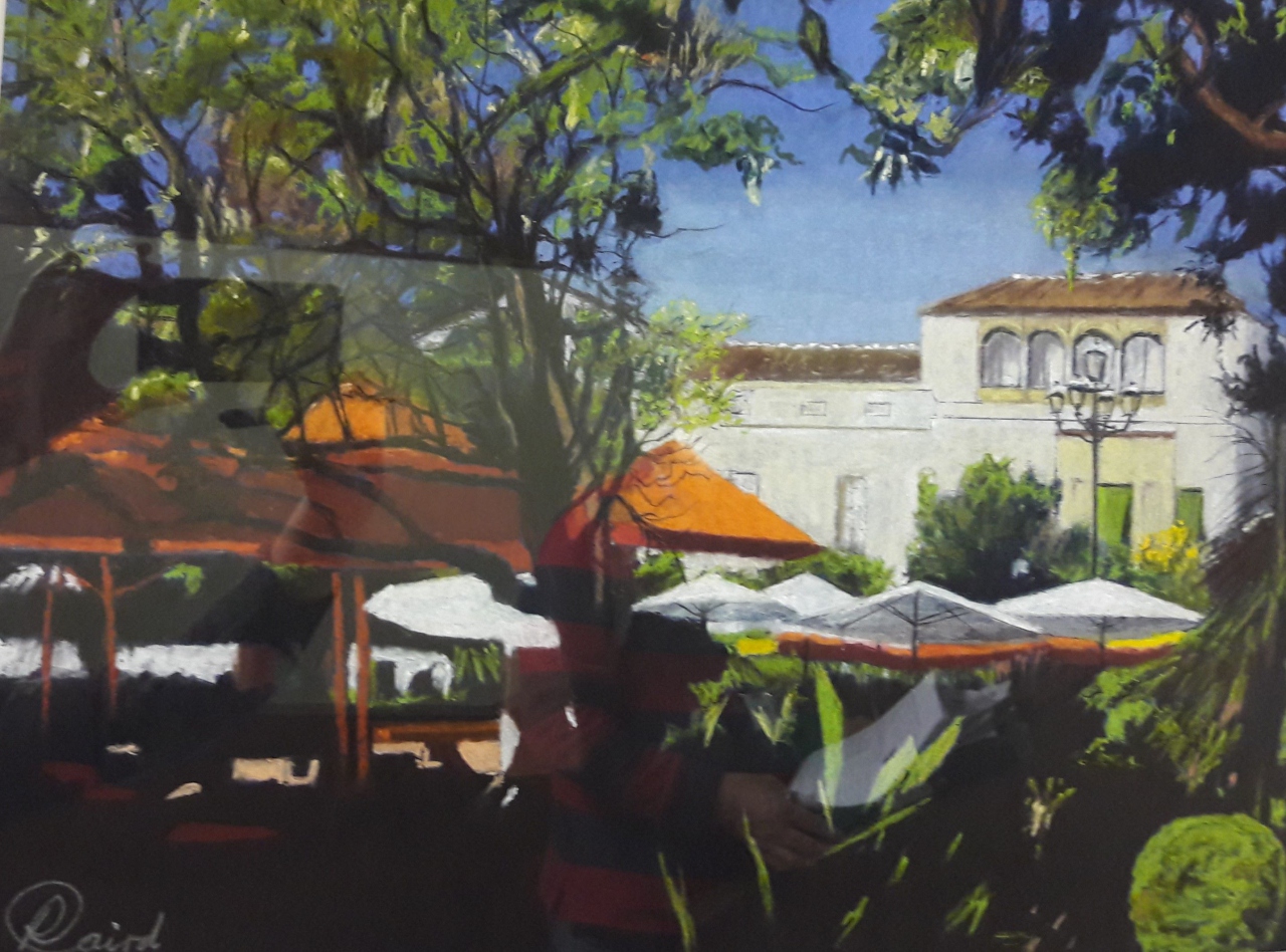 Picture of Orange Square, Marbella by R Caird