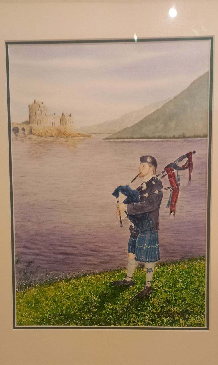 Picture of Lone Piper by Charles Marshall