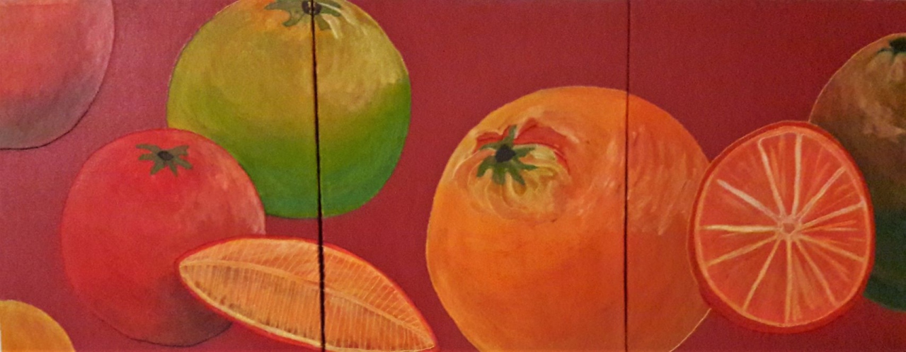 Picture of Fruit Tryptich by Bruce Mitchell