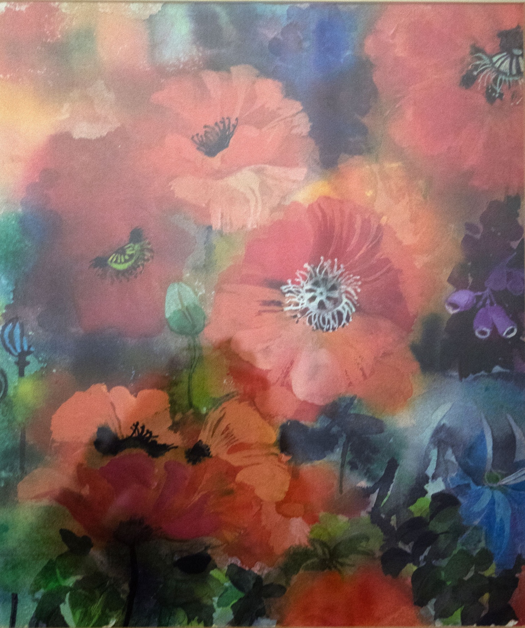 Picture of Poppies by Moyra M Muschner