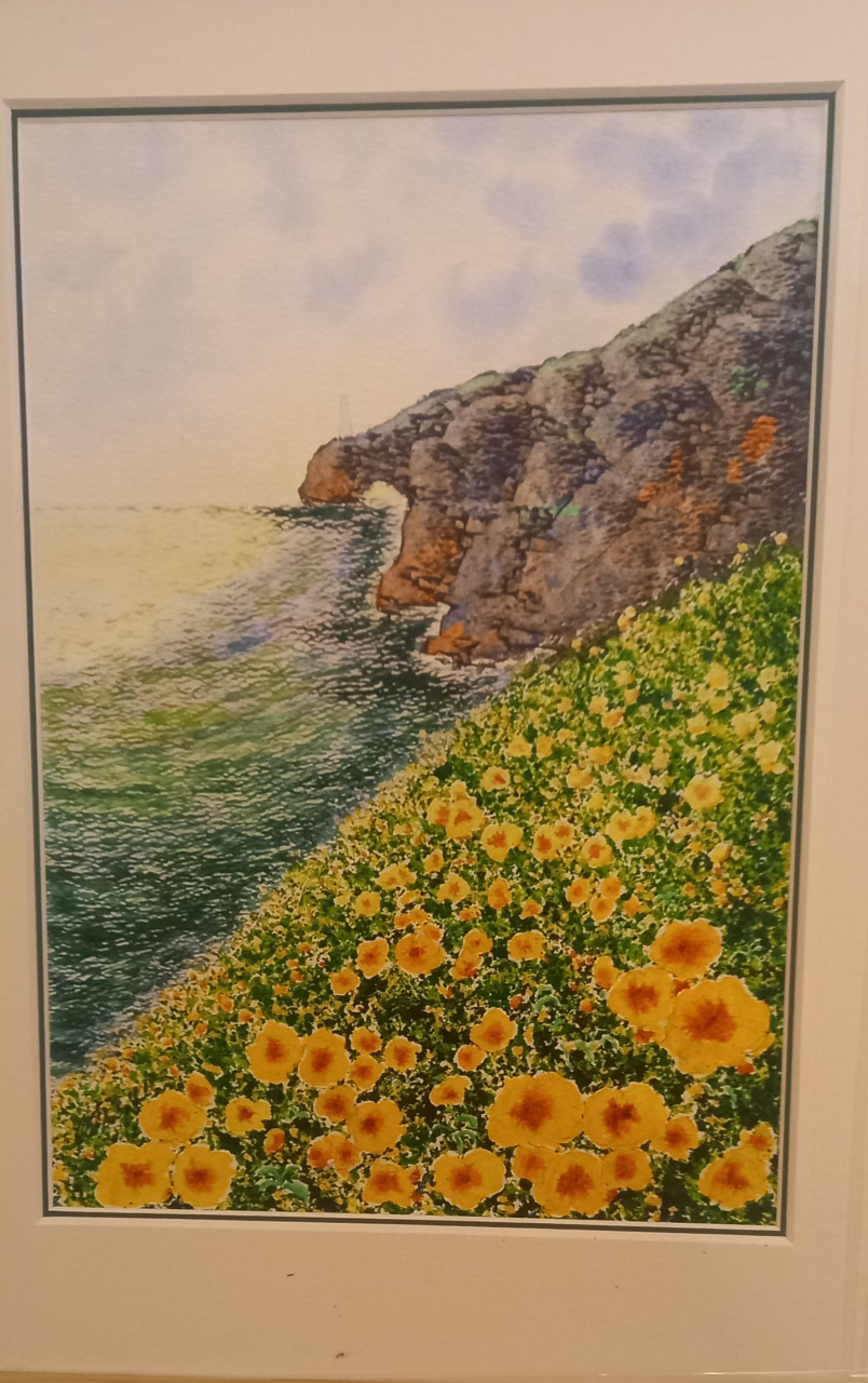 Picture of Coastal Blooms by Charles Marshall