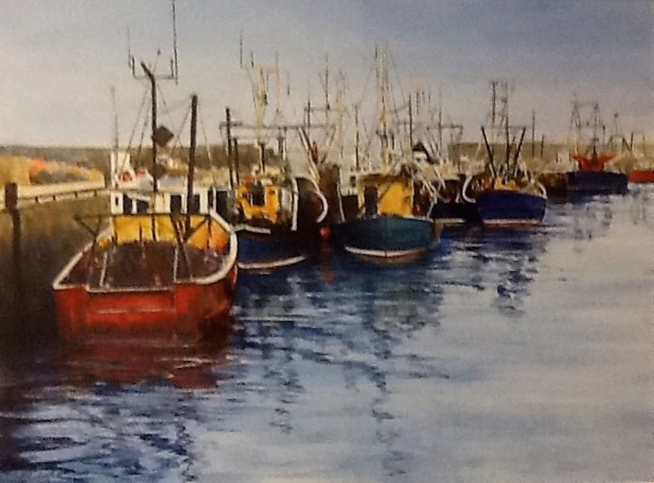 Picture of Pittenweem Boats by Stella Turner