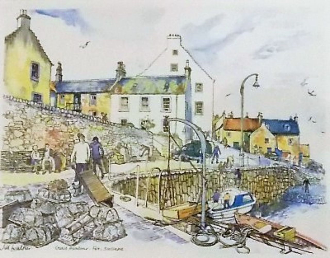 Picture of Crail Harbour by Jill Walker