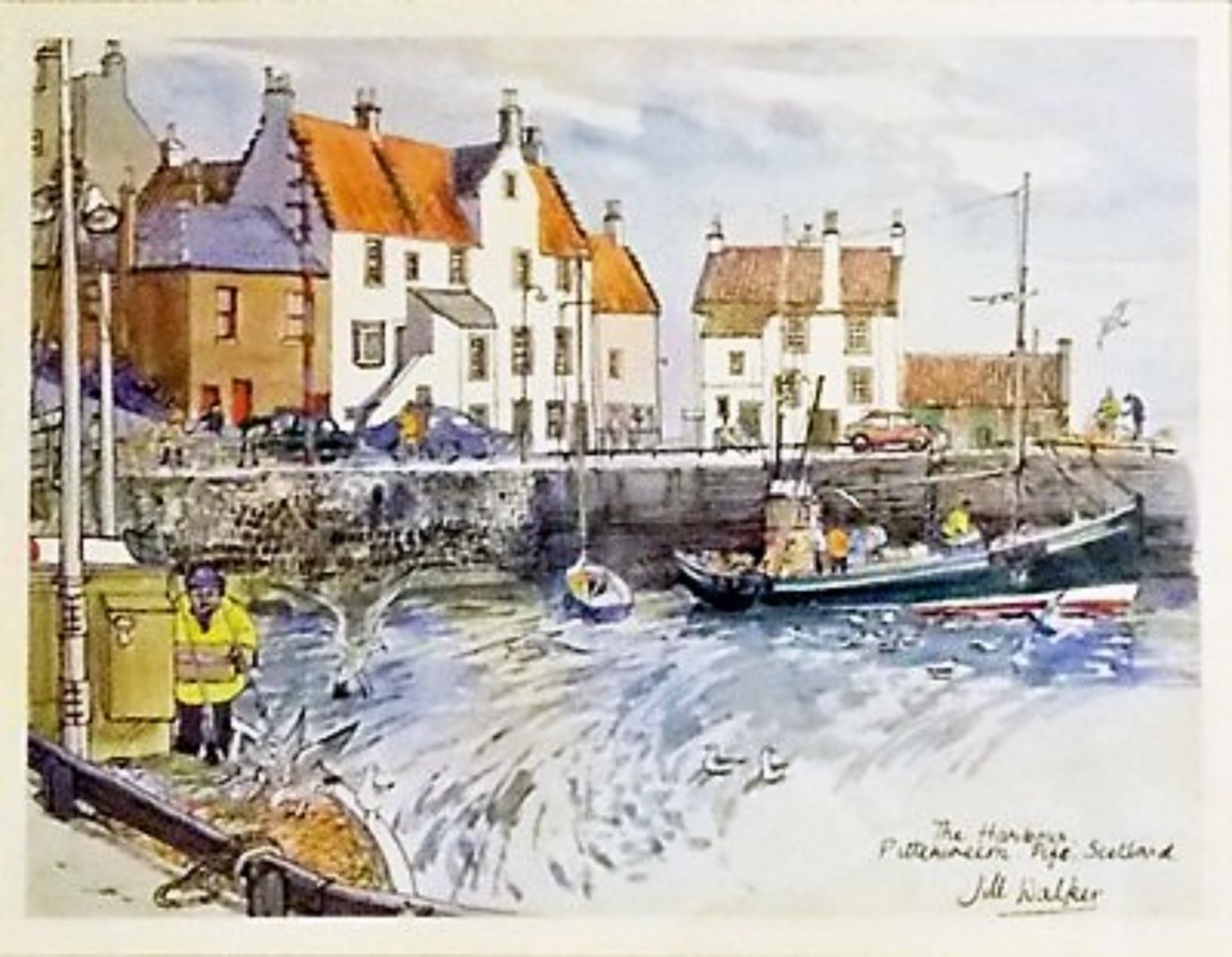 Picture of The Harbour Pittenweem by Jill Walker