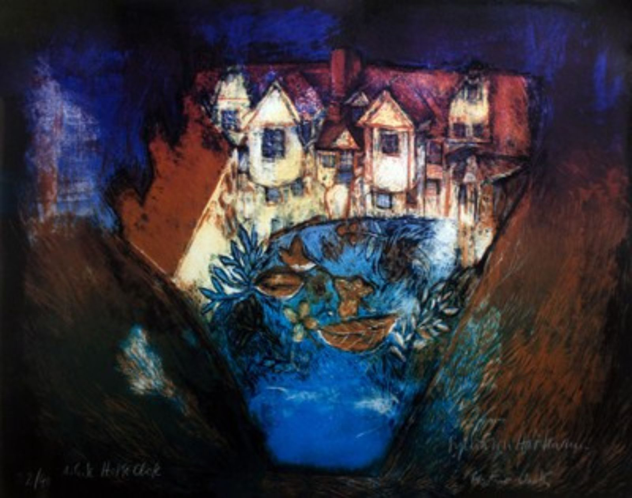 Picture of Whitehorse Close by Sylvia von Hartmann