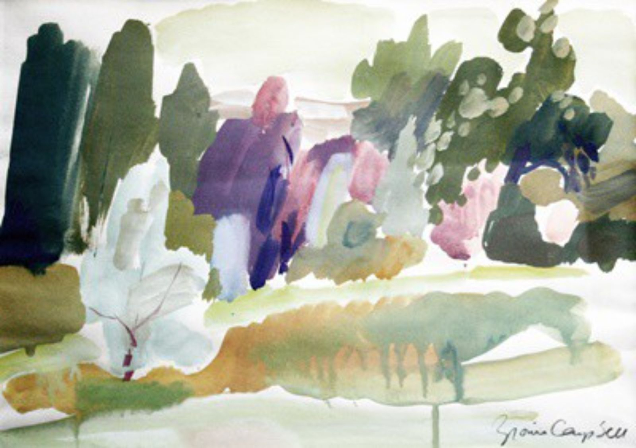 Picture of Tree, Light Seaside Farmhouse by Marjorie I Campbell