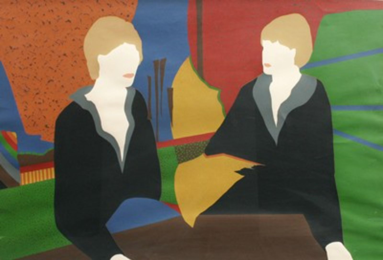 Picture of A Put Upon Pair Player by Carmen Ambrozevich