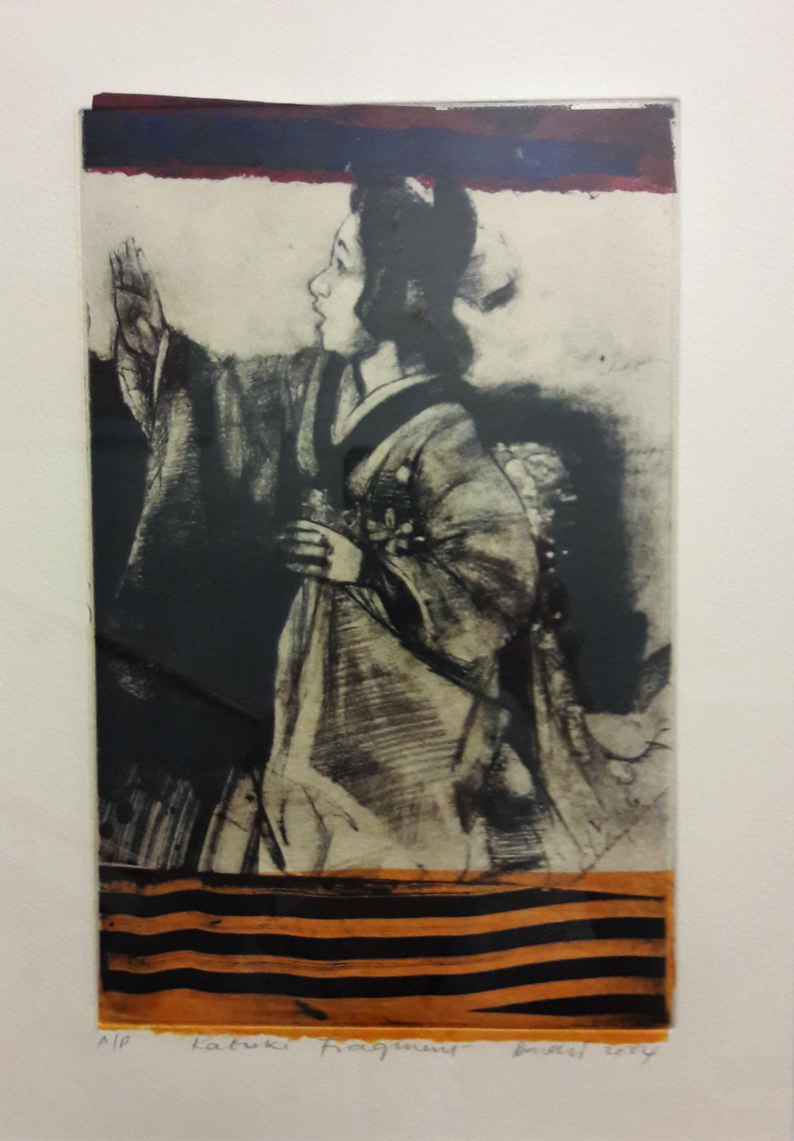 Picture of Kabuki Fragment by George Donald RSA RSW