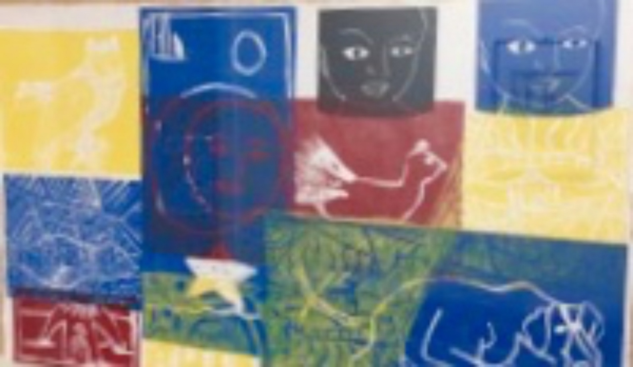Picture of Block Print 2 by Artist Unknown